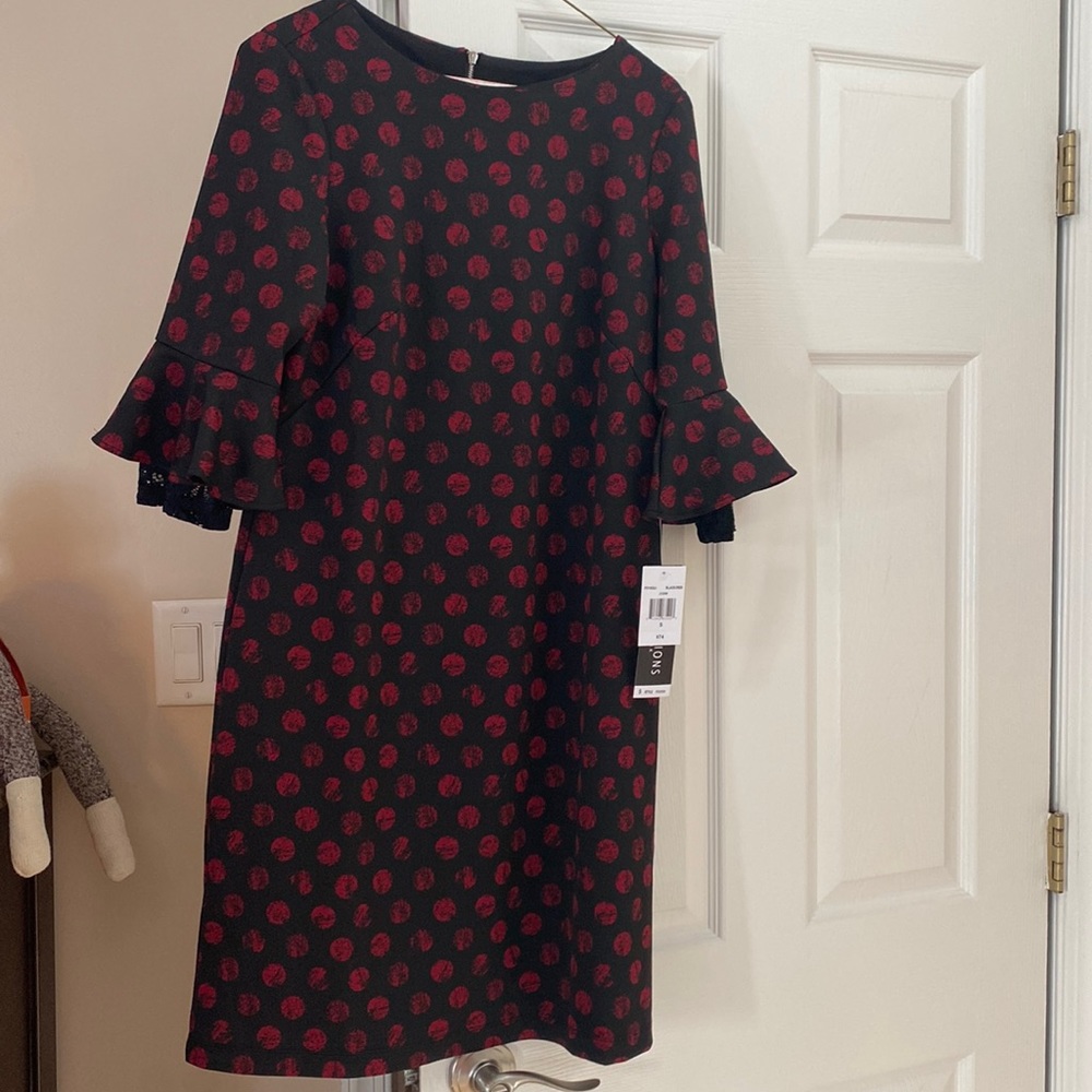 Black and red dress